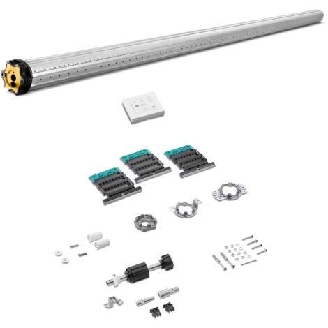 Somfy – Kit pour motorisation de volet roulant – Moteur RS100 IO 10/17 – Alimentation 230V – Indice de protection IP44 – Compatible TaHOMA