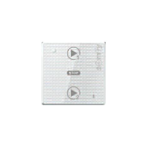 Somfy – Lanceur de scénario Tahoma sans cadre – Commande murale sans fil – Portée 15m – Programmation rapide depuis l'interface TaHoma