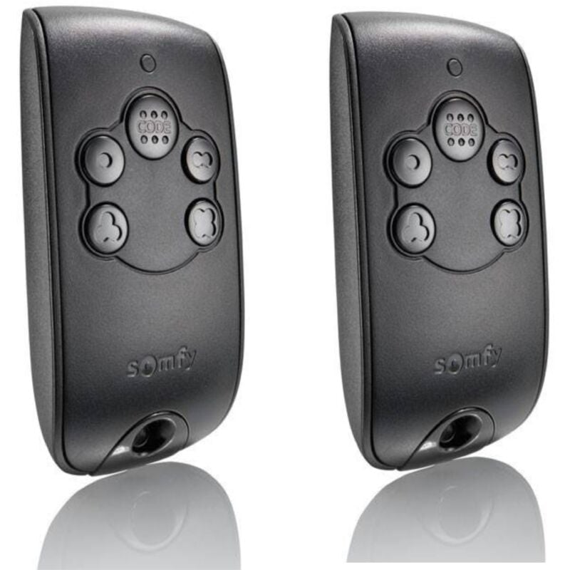 Lot de 2 télécommandes keytis ns 4 rts - télécommande pour portail et porte de garage - fréquence : 433,42 mhz - Somfy