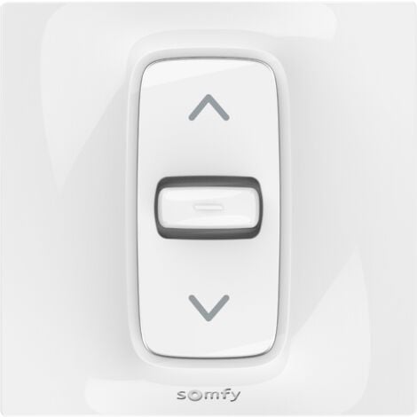 SOMFY Mando De Pared Cableado - Inis 80x80 Posición Fija