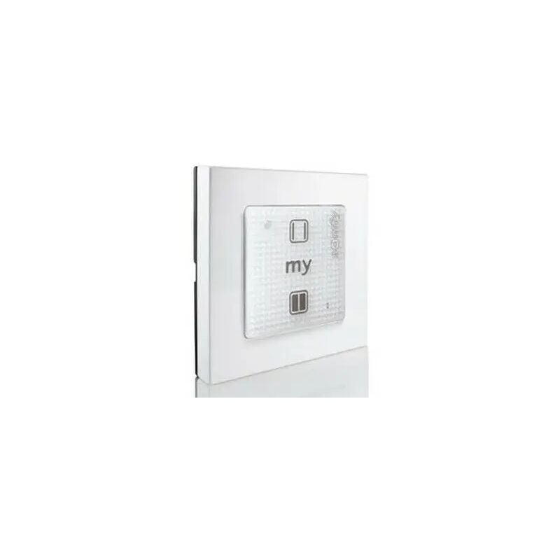 1811011 - Commande murale tactile Somfy Smoove 1 Rts Pure Shine O/c