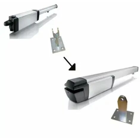 Somfy – Moteur IXENGO L 24V pour motorisation garage – Kit de fixation inclus – Température -20/+60°C – Indice IP44