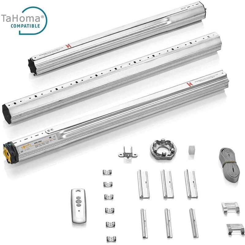 Axe motorisé / kit de motorisation radio rms 1000 pour volet roulant tradi ou tunnel rts Somfy