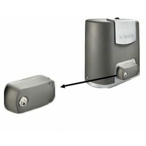 Somfy – Poignée de déverrouillage de remplacement pour motorisation de portail coulissant ELIXO 24V – Compatible installations après décembre 2012