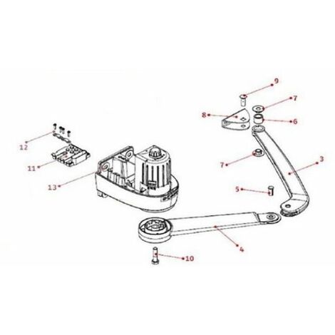 Somfy – Sachet d'accessoire pour moteurs PASSEO 630/650, SGA 4100/5000/6000, AXOVIA 220 – Éléments techniques inclus pour fonctionnement optimal - 220SOMFY