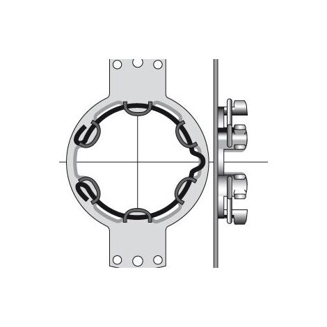 SOMFY Soporte Motor Para Cajones Pvc Ø50