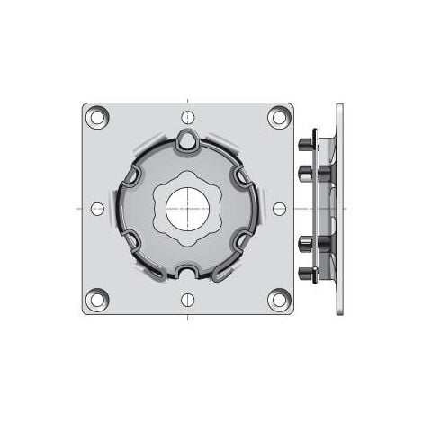 SOMFY Soporte Motor Pletina Troquelada Ø50/ø60 - Atornillar