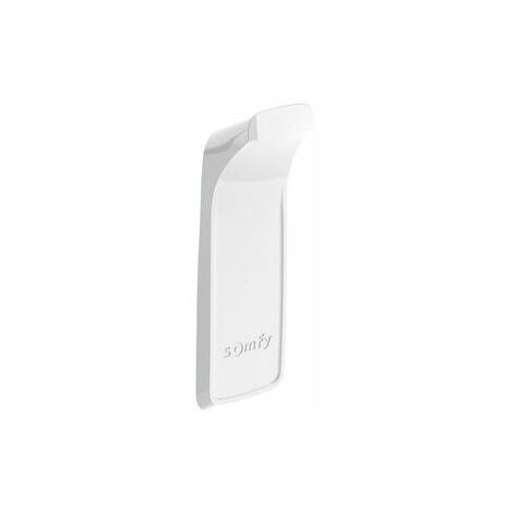 Somfy – Support mural pour télécommande Situo IO/RTS – Bande adhésive au dos – Finition blanche – Dimensions 81x27x14mm
