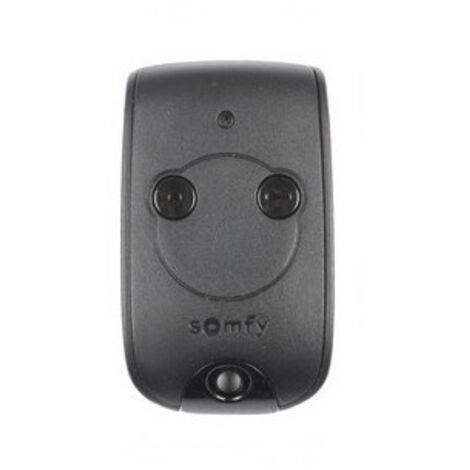 Somfy – Télécommande émetteur mural 2 boutons – Alimentation CR2430 – Fréquence 433.42 MHz – Pour motorisations de portail et garage - NS-2-RTS