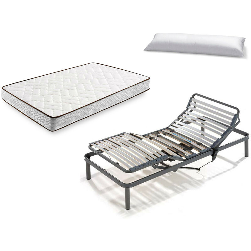 

Somier Articulado + Colchón Flexitex + Almohada Fibra, 135x180 cm