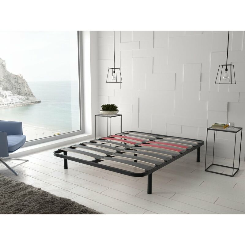 

Somier con 7 Patas Descansín | 160 x 190 cm | Materiales Resistentes | Silencioso | Gran Transpirabilidad