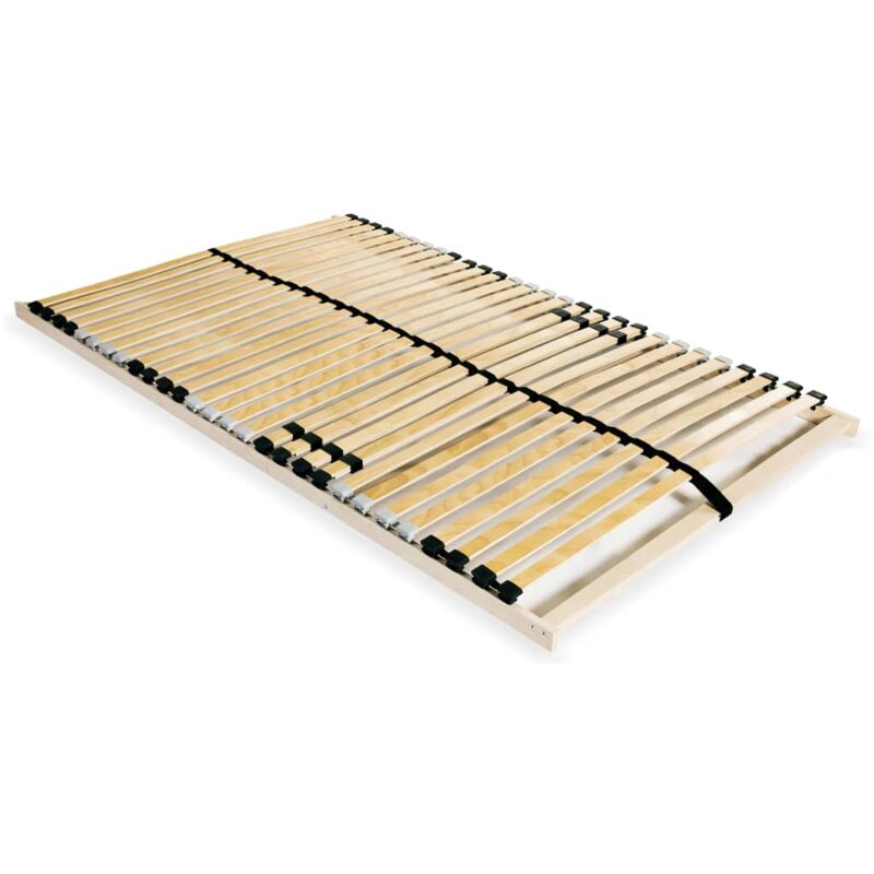 

Somier de Láminas con 28 Listones de 7 Regiones 100x200 cm - Marrón - Vidaxl