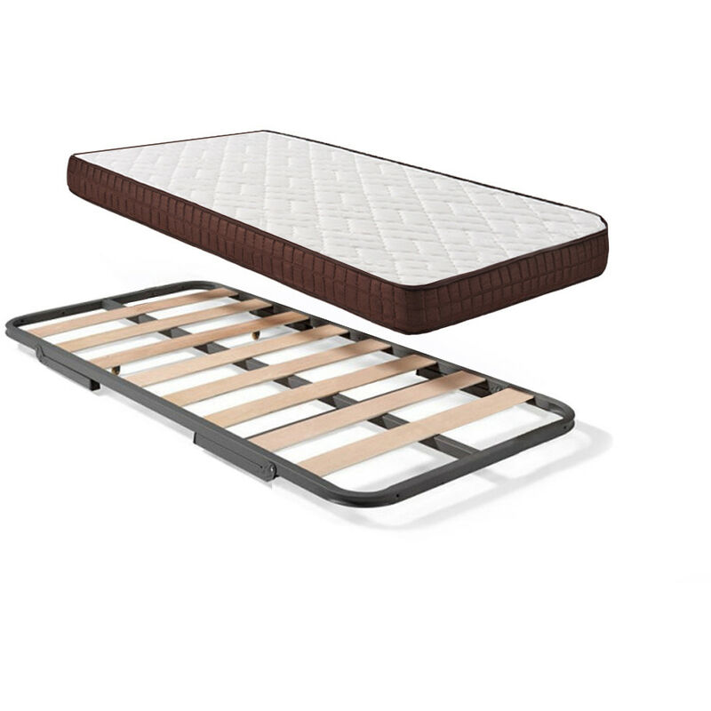 

Somier Inferior de Cama Nido + Colchon Viscobrown Doble Capa Viscosoft, Altura 15 cm, 80x180 cm