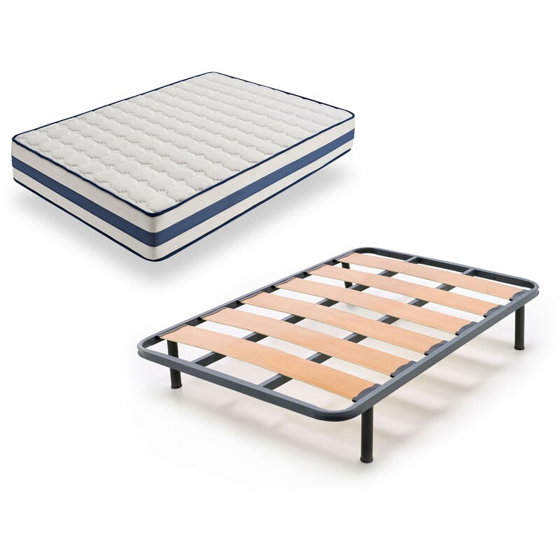 

Somier Lama Ancha + Patas + Colchon Medical Confort - 135x190