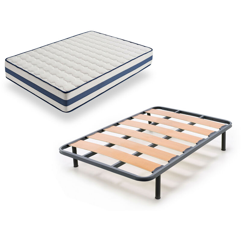 

Hogar24 - Somier Lama Ancha + Patas + Colchon Medical Confort - 135x200
