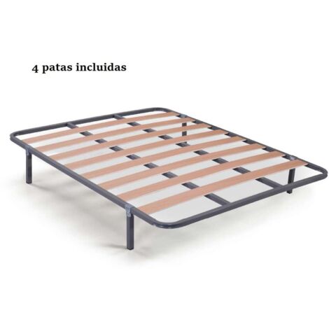 Somier Lorena multiláminas con 4 patas de 150x190.