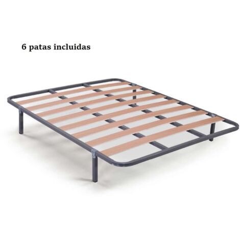 Somier Lorena multiláminas con 6 patas de 135x190.