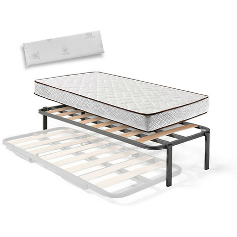 Colchón Viscoelástico Cama Nido 105 X 190 Cm Reversible Altura +/- 16 Cm  con Ofertas en Carrefour