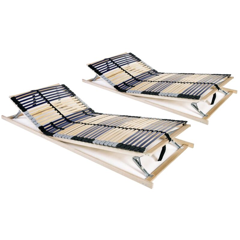 

Somieres de cama 2 uds con 42 láminas 7 zonas 70x200 cm