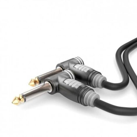 Sommer Cable HBA-6A-0090 Jack Audio Cavo [1x Spina jack da 6.3 mm (mono) - 1x Spina jack da 6.3 mm (mono)] 0.90 m Nero
