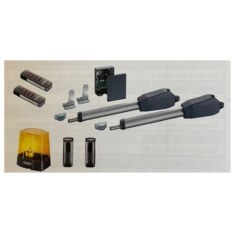 Sommer – Kit de motorisation de portail 2 battants jusqu'à 4m – Charge maximale 700kg – Fréquence 868,95 MHz – Installation sécurisée