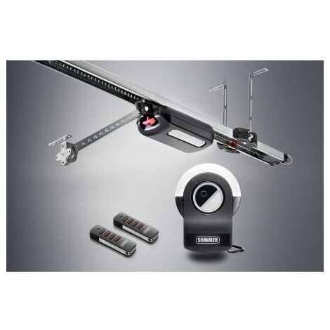 Sommer – Kit motorisation de garage 600N S1015400148 – Rail 2750 mm – 2 télécommandes Pearl Vibe – Technologie SOMloq2 868,95 MHz - 95mhz