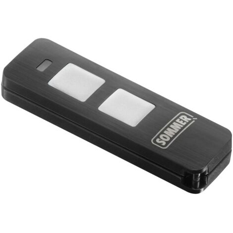 Sommer – Télécommande 2 canaux 868 MHz pour motorisations – Alimentation 3V CR2032 – Compatible avec automatismes – S1001900001