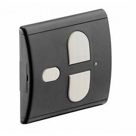 Sommer – Télécommande murale 2 canaux SOMtouch – Retour d'informations LED – Portée 50m – Dimensions 80x85x14mm – Pour motorisation de garage