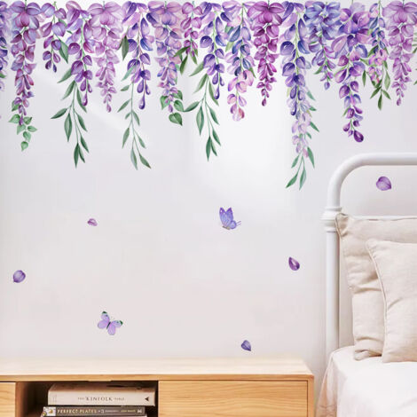Sommerliche Frühlingsblumen-Fensteraufkleber, Antikollisions-Hängeaufkleber