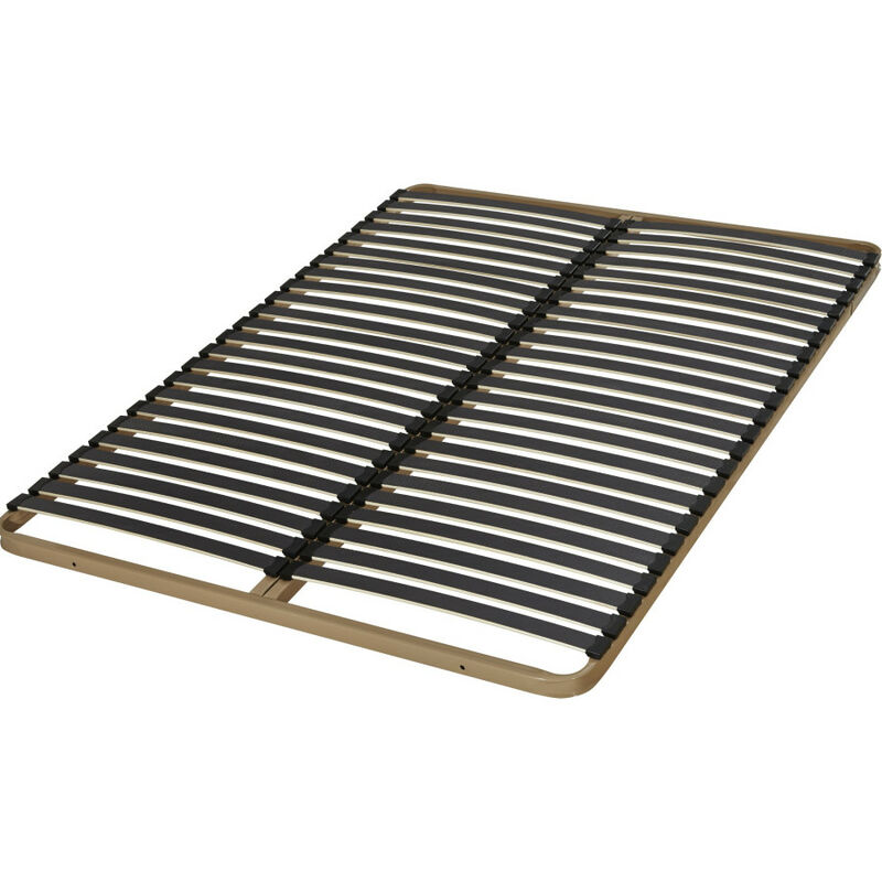Ebac Literie - Sommier à lattes 160x200 Theta - 48 lattes bois - Fabrication française