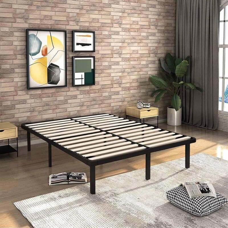 Iztoss - Sommier 160x200cm avec 9 Pieds - Épaisseur 28CM - Sommiers à