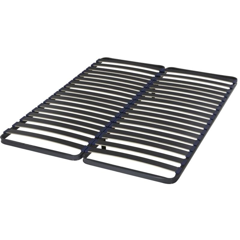 Ebac Literie - Sommier à lattes 2x70x190 C39 - 36 lattes bois - Fabrication française