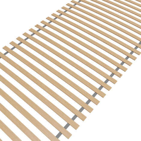 SLEEPNEO Sommier à lattes 90x190 avec tête réglable- 7 zones, 28 lattes Sommier à lattes 90x190, charge env. 150Kg