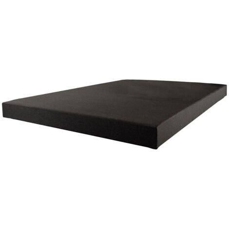 Sommier à lattes 140x190 cm 2x9 lattes larges anthracite - SRATEIS