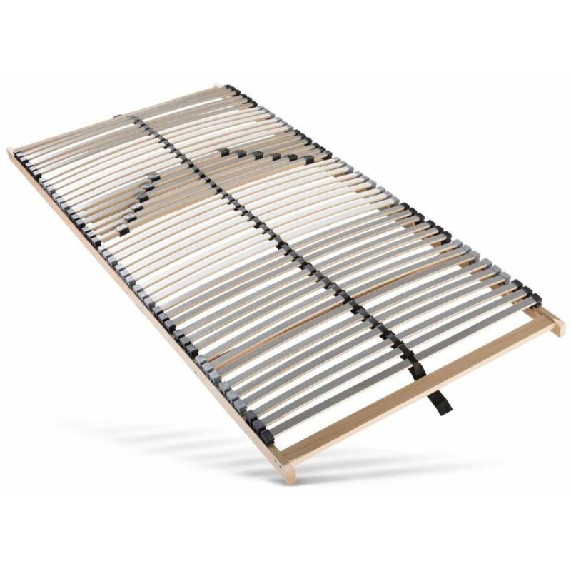 Sommier à lattes 90x200, ergonomique 7 zones, 42 lattes Sommier à lattes 90x200 à monter soi-même charge env.150kg