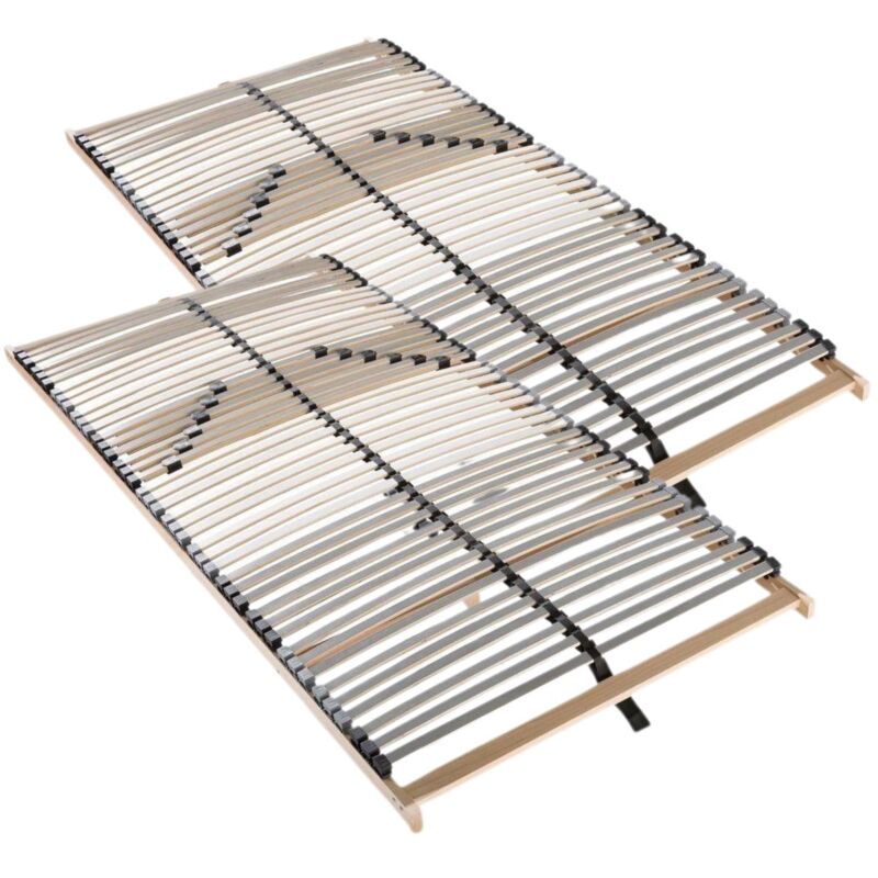 Sommier à lattes 180x200, ergonomique 7 zones, 42 lattes Sommier à lattes 180x200, à monter soi-même charge env.150kg