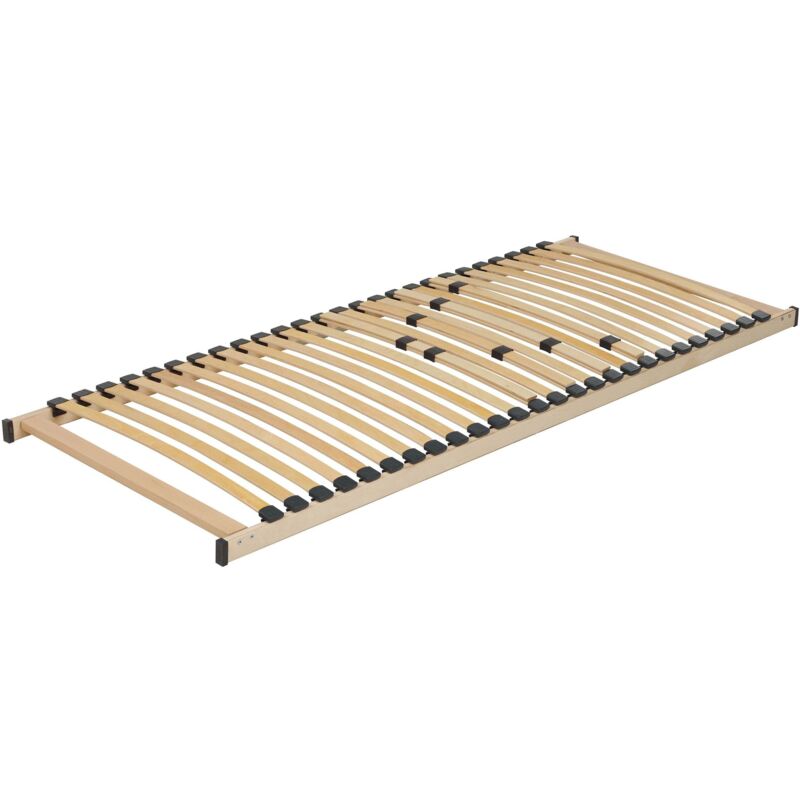 Beliani - Sommier à Lattes 80 x 200 cm avec Ressorts pour Lit Simple Vouziers