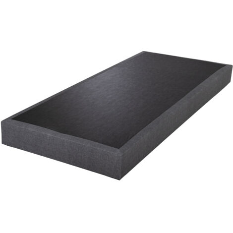 Sommier à lattes 80x200 cm 10 lattes larges anthracite - SAHARI