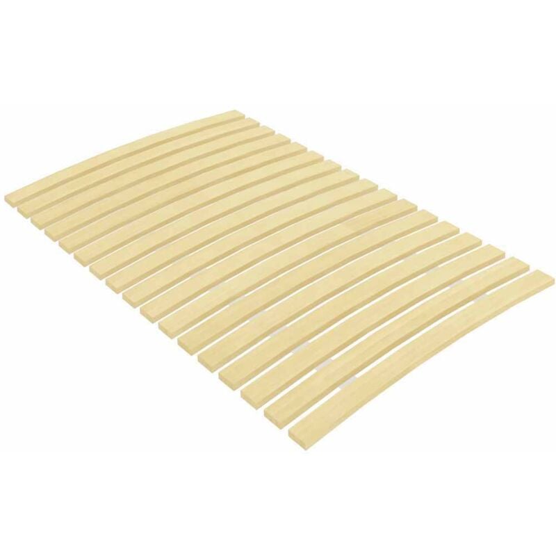 Sommier à lattes avec 17 lattes 80x200 cm