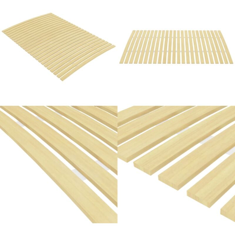 Vidaxl - Sommier à lattes avec 24 lattes 120x200 cm - Sommier à Lattes - Lit Plateforme - Lit Double - Cadre De Lit - Sommier Pliable - Home & Living