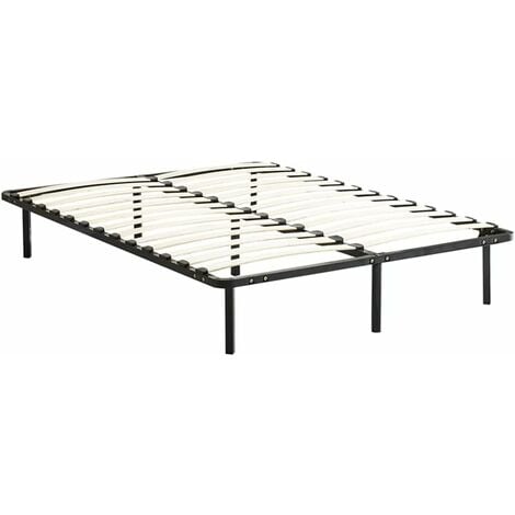 Sommier à Lattes sur DEWINNER Pieds-7 Pieds Inclus - Lit (140x190cm)