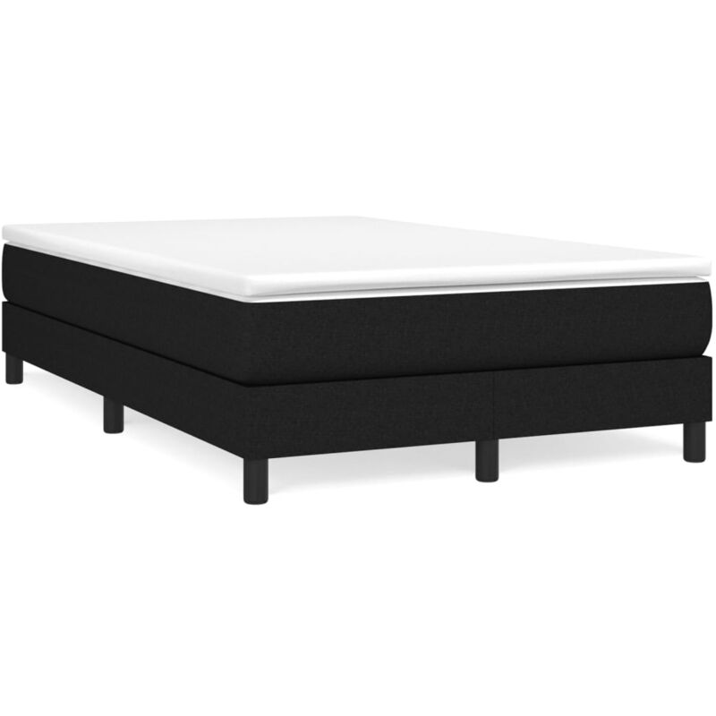 Sommier à ressorts de lit Résistant et confortable, Tapissier à lattes, Noir 120x200 cm Tissu OIB2384E