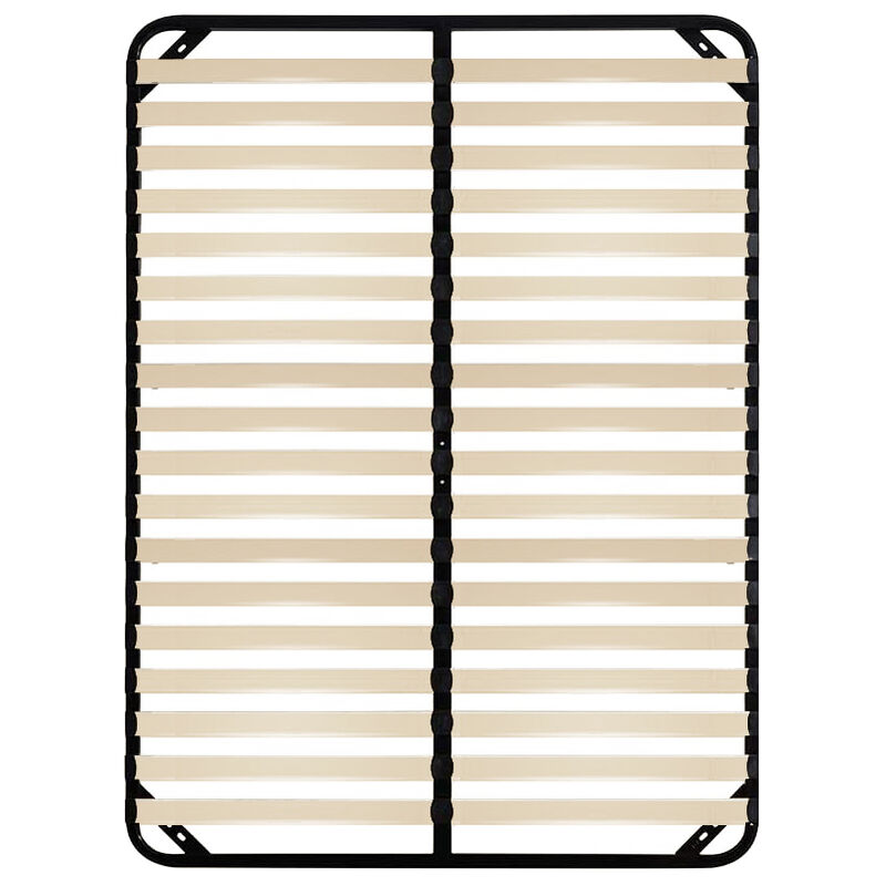 Sommier 140x190cm sans pied Bolli Sommier à Lattes en Bois pour Adulte - Montage Facile