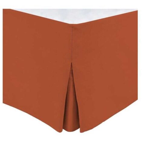 Sommier cachette HOME LINGE PASSION 160 x 200 cm + 30 cm Terracotta