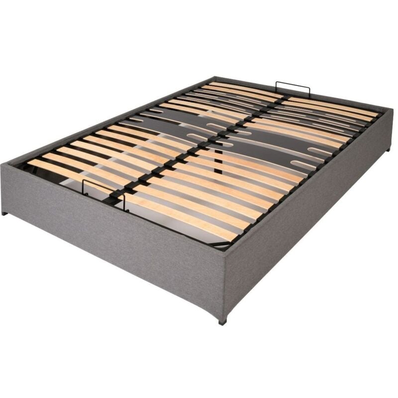 Lit coffre de rangement 160x200cm - Origine France - Calicosy