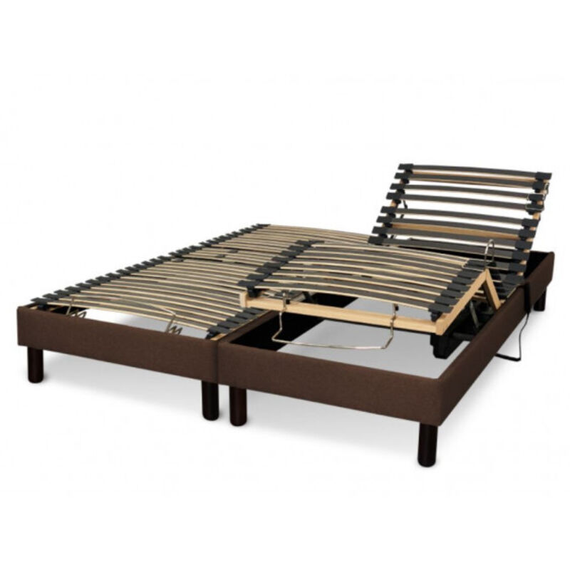 Sommier electrique Essenzia Zen DETENTE MARRON 70x190