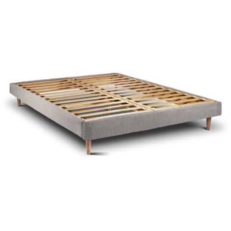 Sommier Kit Bouclette Gris 180x200 H29cm