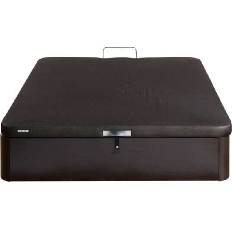 Sommier Bultex COFFRE ASTEROID 160x200 Wenge Lattes