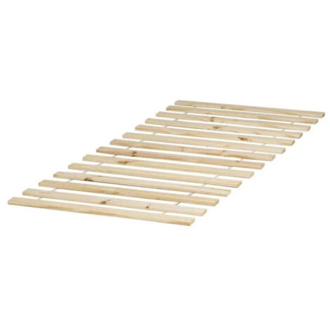 Sommier Lit Enfant "16 Lattes" 90x200cm Naturel