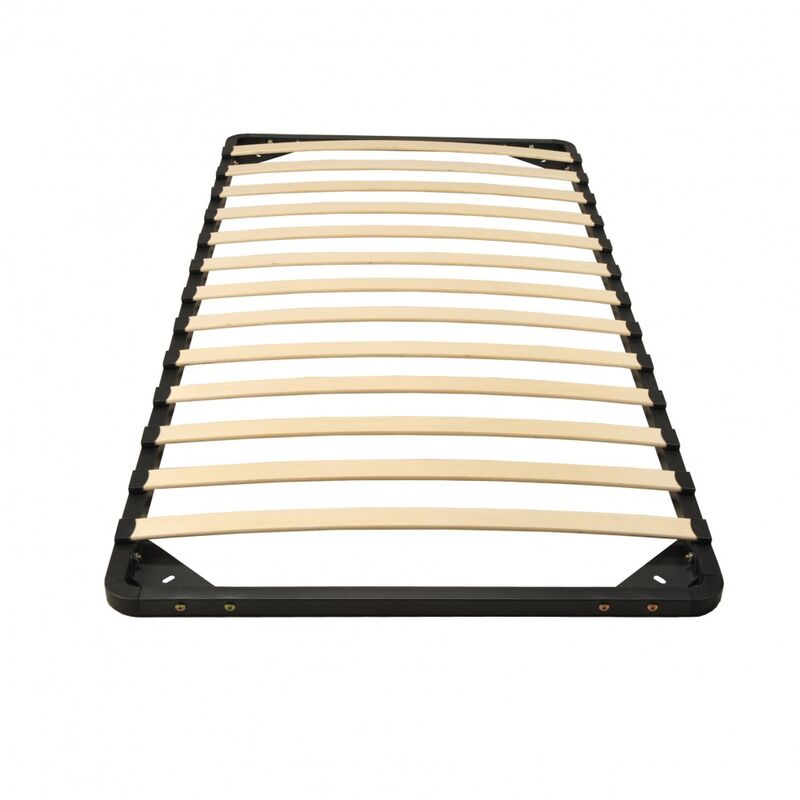 Sommier Métal reno 90x190 cm / Noir/ 90x190x5